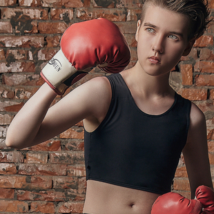 束胸 T&G束胸内衣GYM 动能包覆 拉链半身 黏贴半身 魔鬼粘