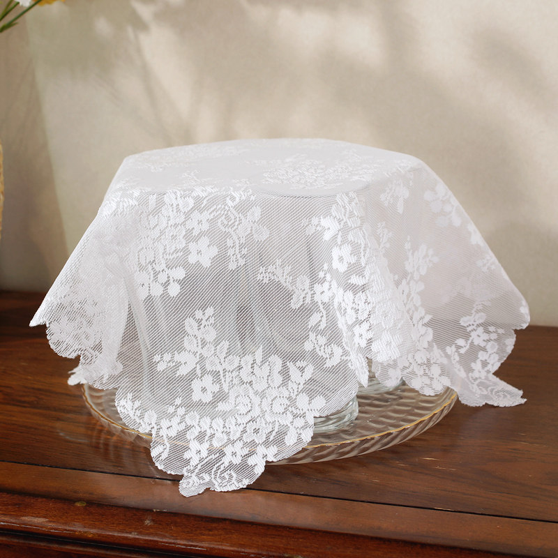 99系列百搭蕾丝方形茶杯茶具盖巾