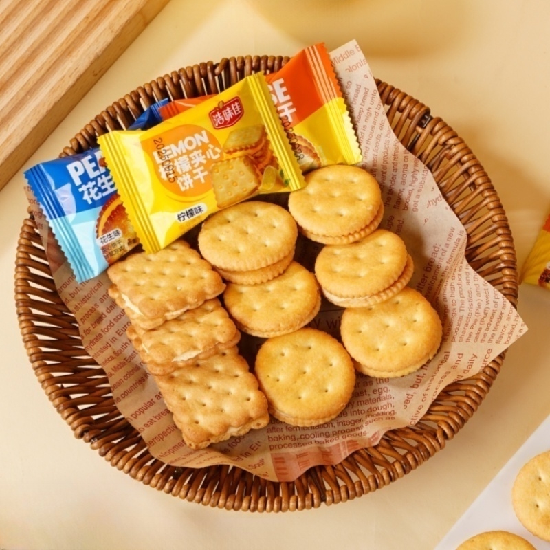 芝士夹心饼干薄脆饼干独立包装