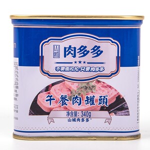 重庆山城肉多多火锅梅林午餐肉340g/罐麻辣烫串串罐头