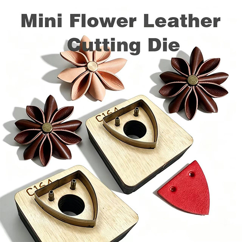 C164立体花瓣皮革刀模 手工 DIY 唯美花朵饰品制作模具