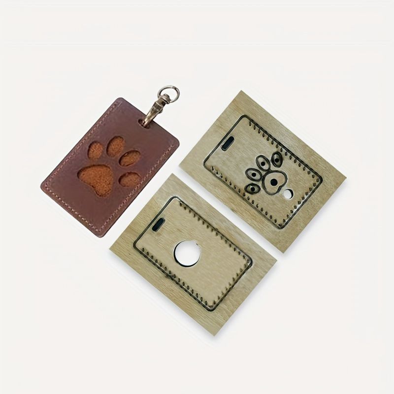 猫爪卡包模具手工DIY皮革模具 下料方便 皮革木板刀模锋利  C174
