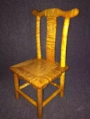 大叶金丝楠木雕官帽椅靠背椅圆雕复古家具儿童小凳子实木椅子送u.