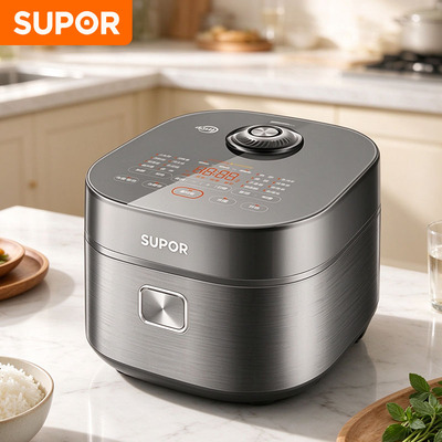 SUPOR/苏泊尔 SF40HC0808IH电饭煲不锈钢内胆本釜4L5人家用饭煲