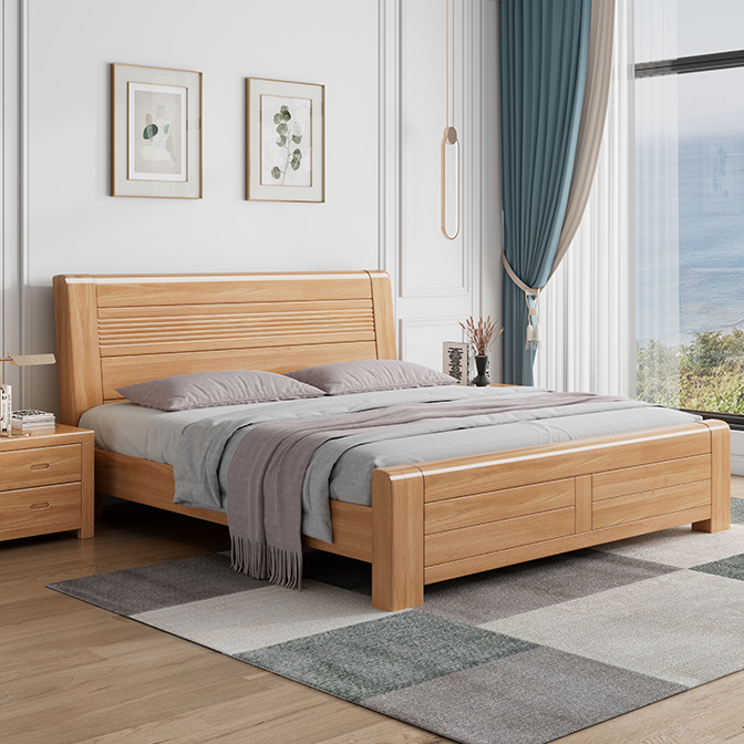 德国进口AAA级榉木实木床