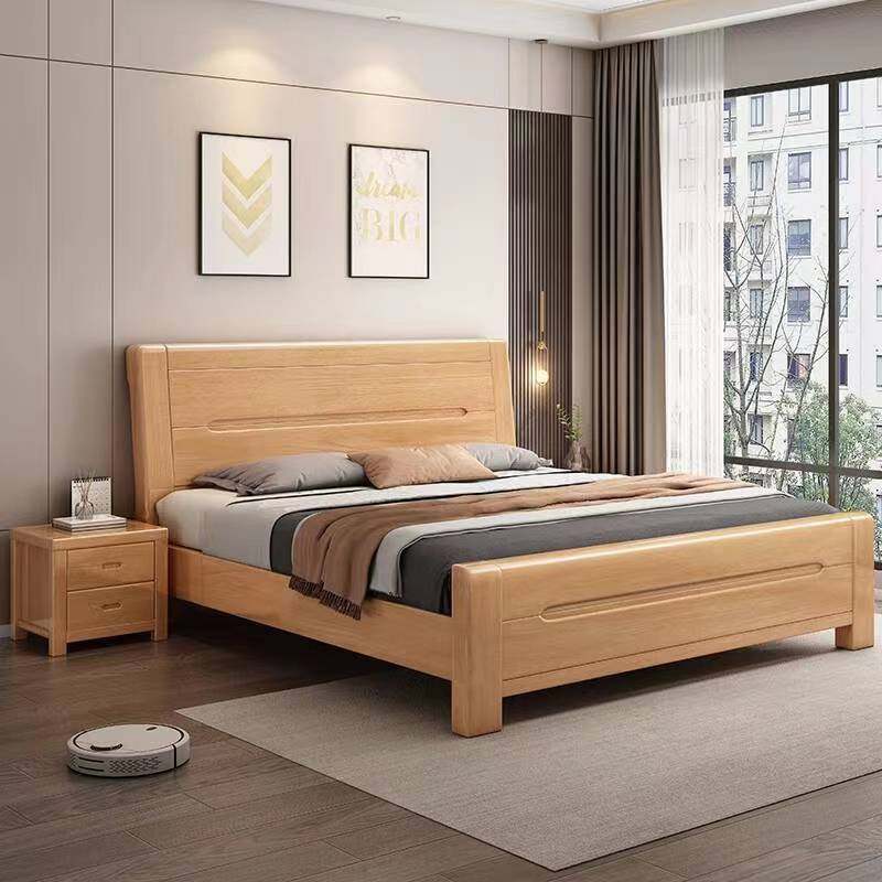 欧洲进口榉木实木双人床