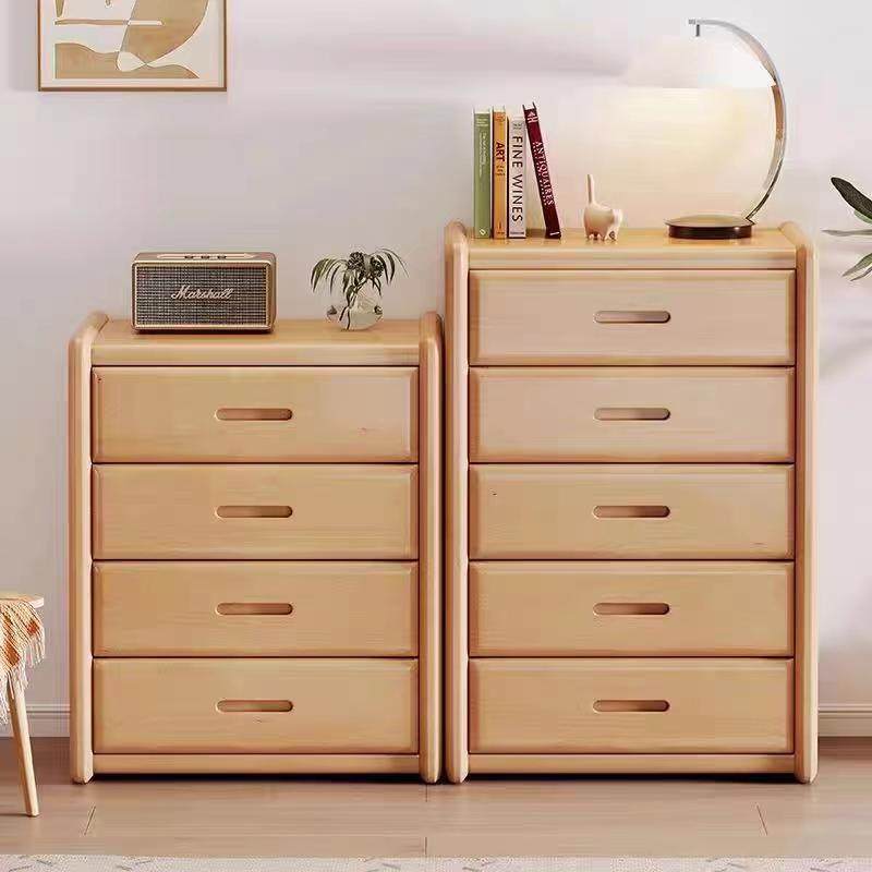 榉木四五斗柜实木北欧风