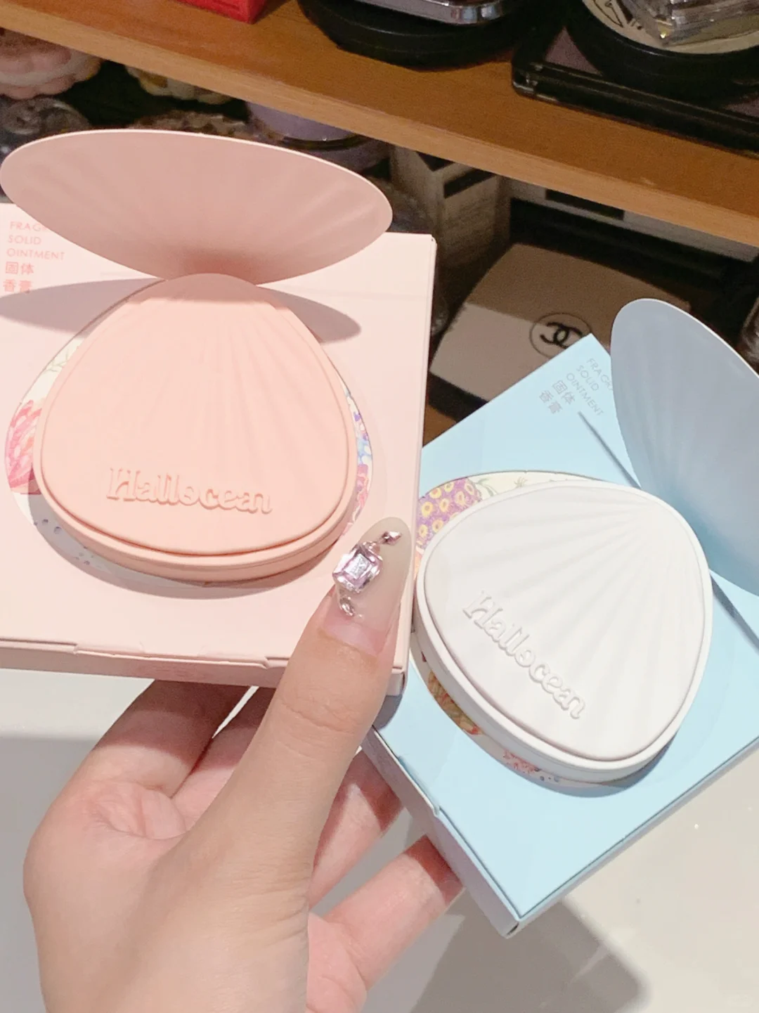 草本海洋固体香膏 持久留香不刺鼻