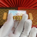 老铺古法黄金包银玫瑰花窗戒指女镂空镶钻黄金指环送女友七夕礼物