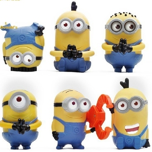 正品 我汤姆万能手蒂姆戴夫 2013麦当劳小黄人玩具摆件手办卑鄙