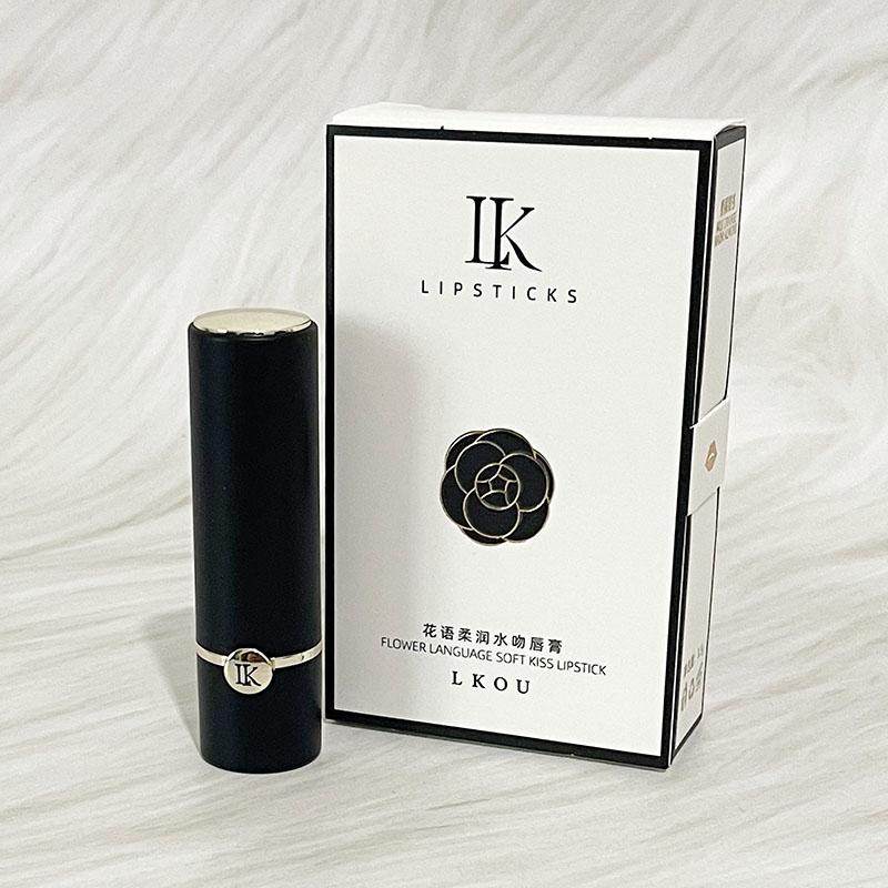 lkou花语柔润水吻唇膏丝柔滋润保湿不易脱色柔雾哑光口红润唇膏