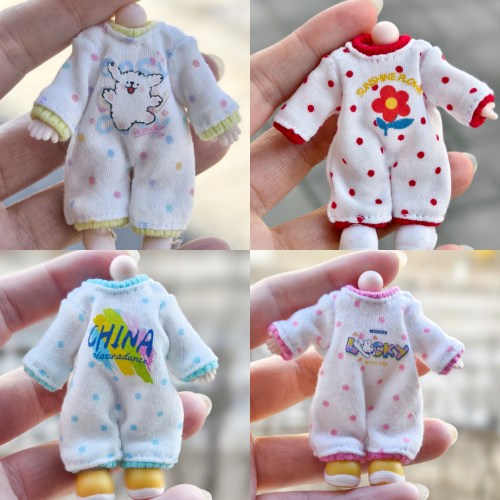 啾咪玩偶窝原创ymy幼体迷糊体娃衣ob11娃衣连体衣套装成品