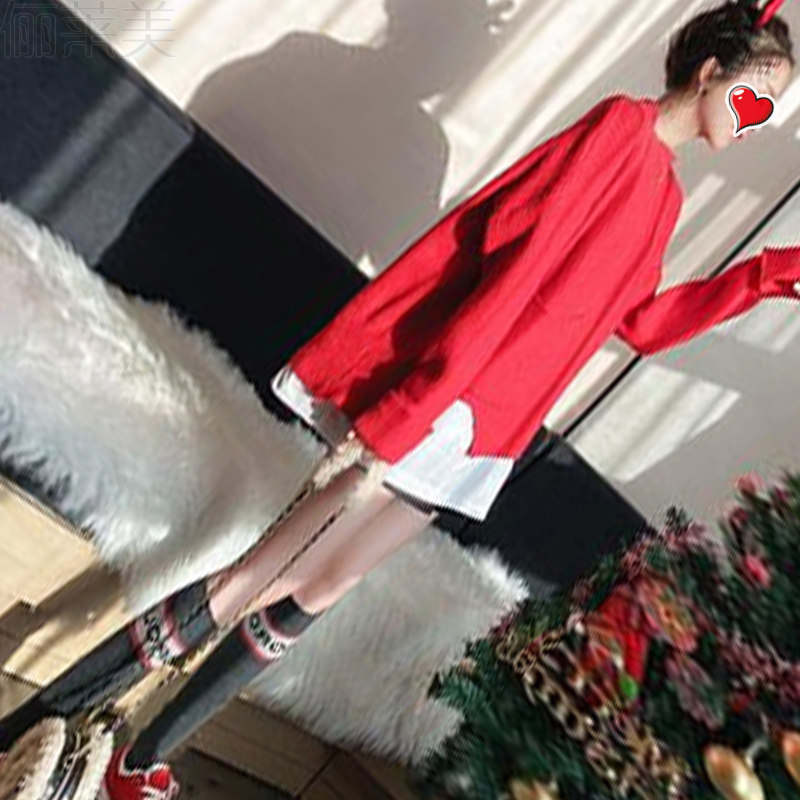 임산부 가을 상의 가을 겨울 신상 트렌드 엄마 인터넷 연예인 양복 봄 가을 스웨터 중기 패션 하의 셔츠