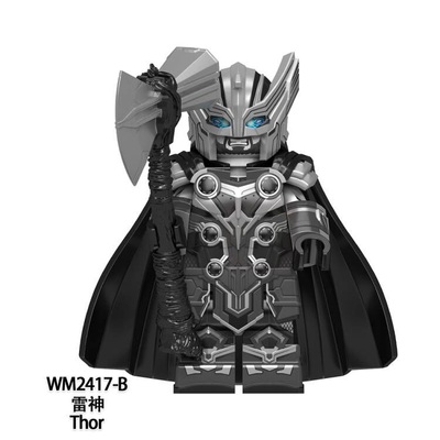 乐高拼装人仔超英雷神