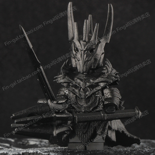 魔戒指环王索伦黑暗魔君拼装 人仔积木儿童玩具GK111