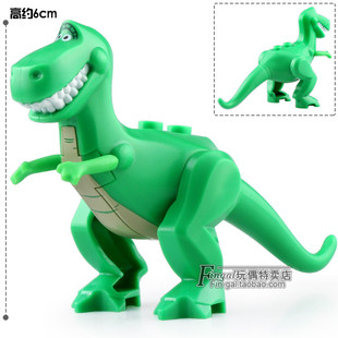 科睿XP154玩具总动员第四季积木小人仔巴斯光年抱抱龙动物玩具男