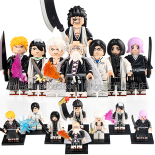 KDL816兼容国产死神黑崎一护石田雨龙元柳斋积木人仔第三方玩具