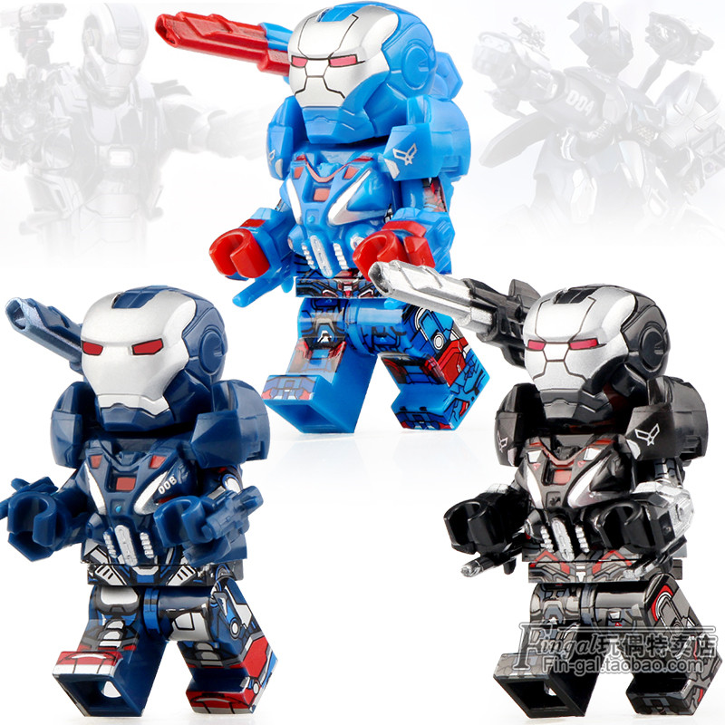 复联4拼装积木小人仔WM792重装战争机器MK第三方MOC人偶儿童玩具