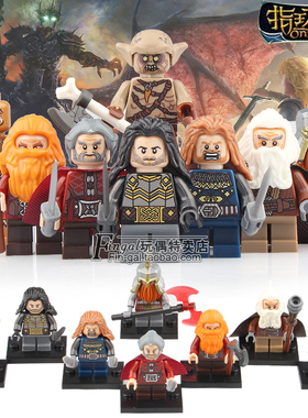 品高积木PG8183指环王魔戒PG8160霍比特人仔半兽人铁足丹恩玩具