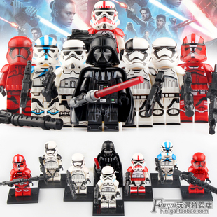 科睿KT1034星战9天行者崛起H武士暴风克隆兵积木小人仔儿童玩具