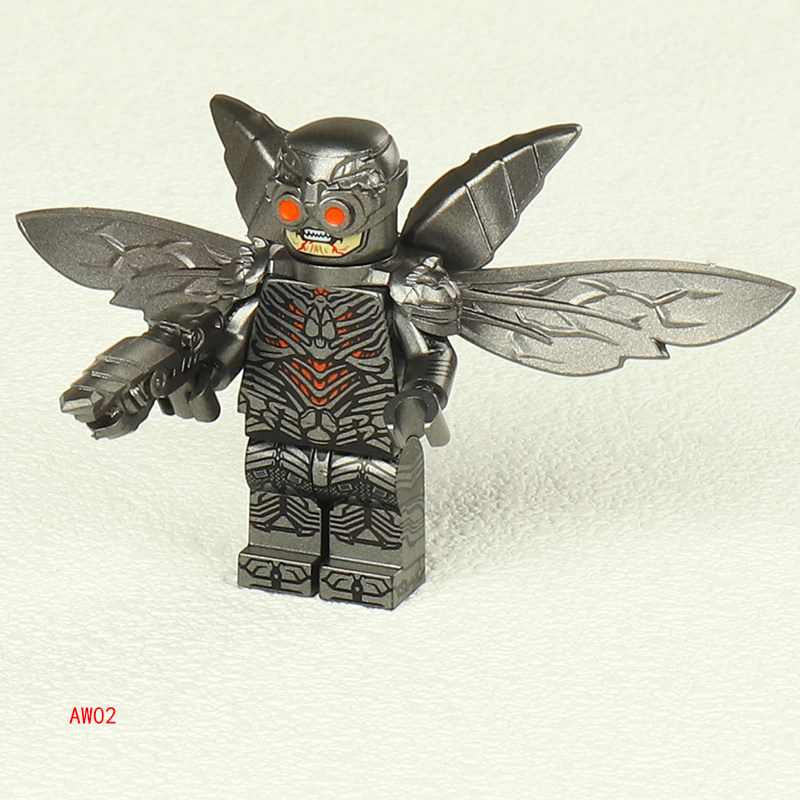 AW02超级英雄复仇者异魔反派联盟拼装积木人仔儿童玩具MOC第三方