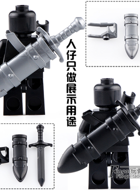 科睿积木卡通动画系列七龙珠主角配件军事吃鸡人仔周边道具玩具