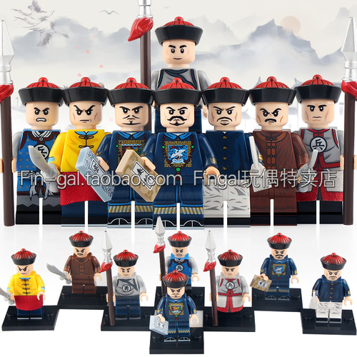 兼容乐高古代士兵积木军事