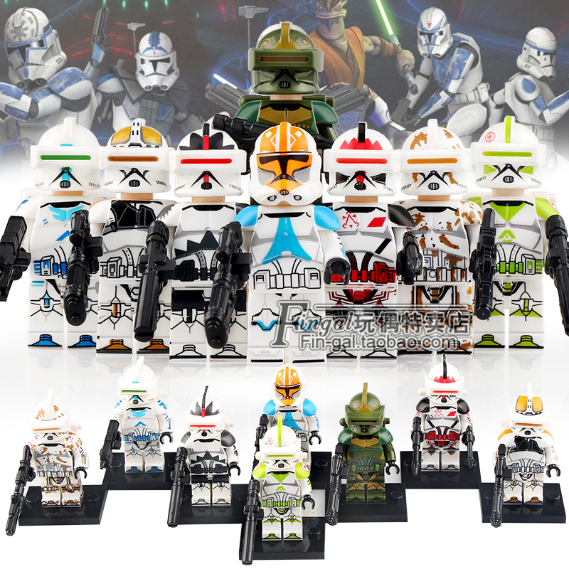 克隆人侦察兵儿童玩具拼装积木