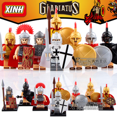 第三方勇士罗马十字军拼装玩具