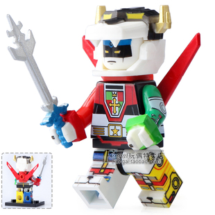 兼容国产积木PG1149战神金刚电影系列万兽战神百兽王人仔玩具