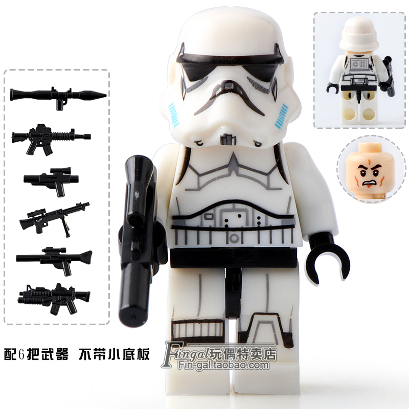 星球大战原力觉醒 侠盗一号 暴风白兵克隆兵STARWARS积木人仔玩具