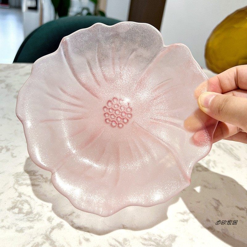 精致小果盘点心碟小盘子玻璃骨碟