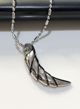 霸气火焰项链男生潮钛钢个性潮人项坠毛衣链复古吊坠男士韩版饰品