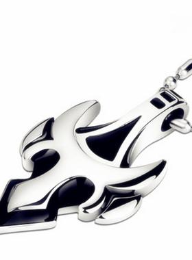 霸气火焰龙项链男生潮钛钢个性潮人项坠毛衣复古吊坠男士韩版饰品