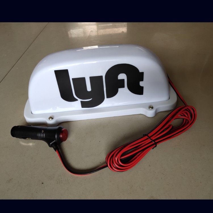lyft车顶灯指示灯Uber灯带磁吸固定点烟器插头12V