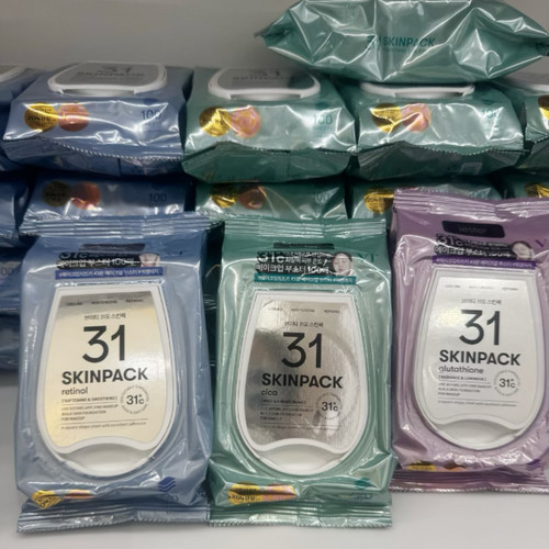 韩国VT薇缔早安面膜温和31度降温棉片100片装保湿维稳修护弹力