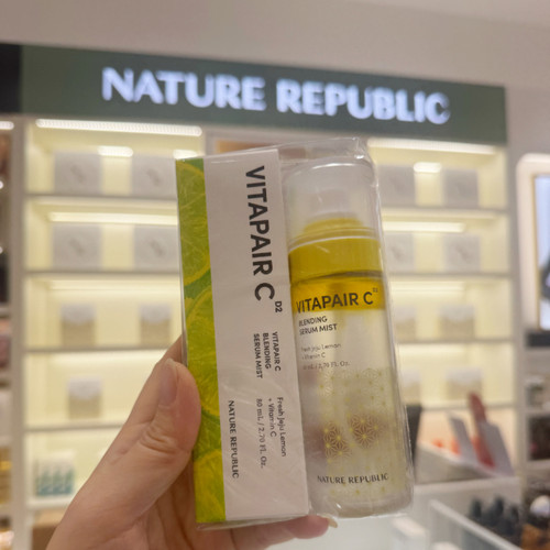 韩国 NATURE REPUBLIC 自然乐园 维他命C 保湿抗氧化青柠檬喷雾水