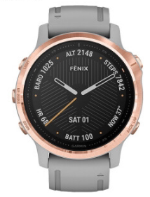 佳明（GARMIN）Fenix 6S Pro 蓝宝石不锈钢GPS血氧运动户外手表