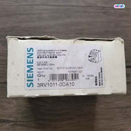 可维修正品 西门子 3RV1011-0DA10 塑料外壳式议价