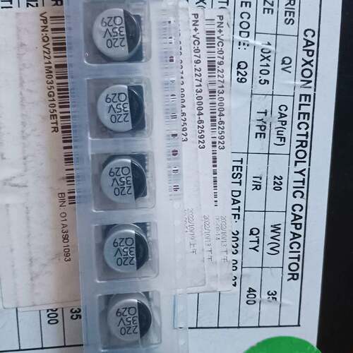 可议价410个 丰宾 CAPXON 220UF 35V 贴片铝电解