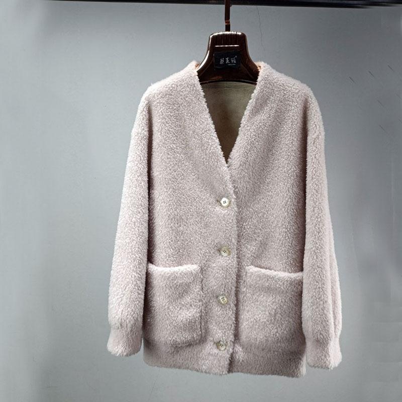 2024冬新款100%羊毛皮草外套