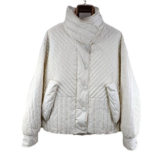 压纹羽绒服女短款2025年新款秋冬小个子白色设计感轻薄外套宽松特