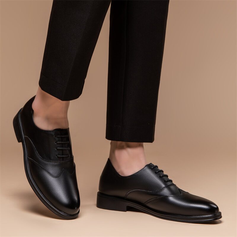 意中飞舞鞋男士秋季2026新款拉丁广场交谊舞真皮皮鞋国标形体摩登