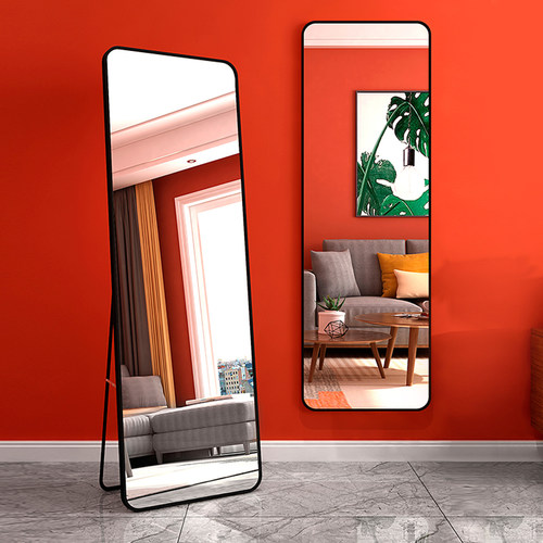 全身镜北欧简约网红ins风家用落地镜女生卧室化妆试衣可壁挂镜子