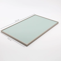 E стиль [серый края+зеленая кожа] 51 см*32 см