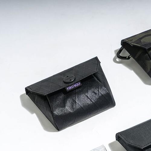 曜石黑蛙鸣蓝牙耳机收纳包