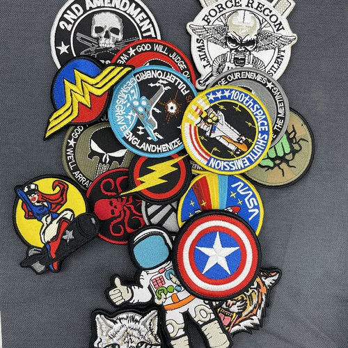 Тактическая нашивка, нарукавная повязка, аксессуары на липучке, с вышивкой