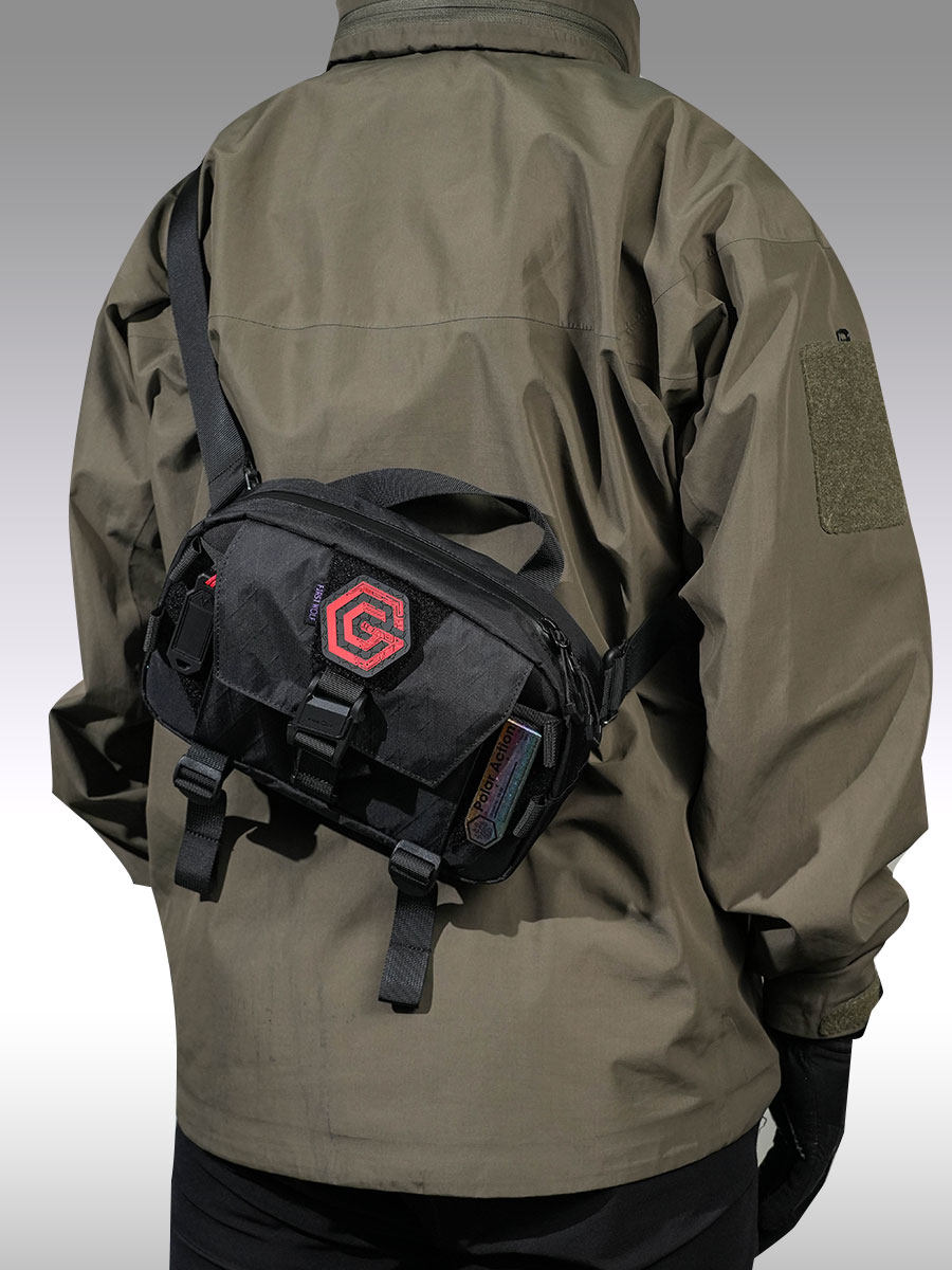 HEAD WOLF INDUSTRIAL CAPER II CROSSBODY BAG FUNCTION BAG FAST EDC TACTICAL OUTDOOR CHEST WAIST BAG ONE SHOULDER DGM-02