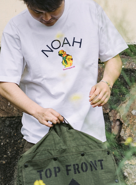 NOF studio  新秩序乐队联名徽标印花美潮短袖T恤