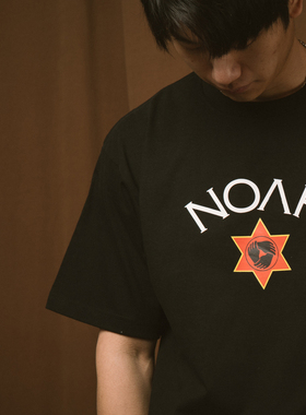 NOF studio 六芒星美潮宽松写轮眼合作宽松美潮短袖T恤